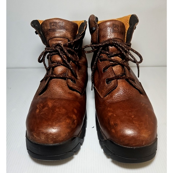 Timberland PRO Series TITAN Size 12M Men Boot Steel Toes Anti Fatigue Brown - Picture 1 of 8